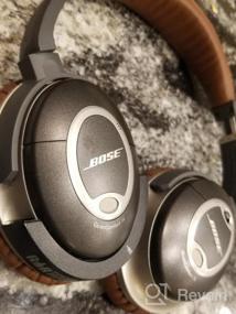 img 7 attached to Upgrade Your Listening Experience With Black Replacement Ear-Pads Cushions For Bose Headphones - Compatible With QC15, 25, 35, 2 & Others