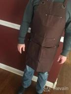img 1 attached to Get The Ultimate Protection And Convenience With GOBANNEY'S Woodworking Apron - Waterproof And Durable With 6 Handy Tool Pockets! review by Andrew Young