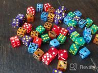 img 1 attached to 50 Pieces Dice Set - 5 Colors For Tenzi, Farkle, Yahtzee & Math Teaching review by Mary Mabior