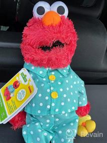 img 5 attached to Официальная плюшевая игрушка Elmo Muppet перед сном GUND Sesame Street, светящаяся в темноте плюшевая игрушка премиум-класса для детей от 1 года, красная, 12 дюймов