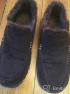 img 1 attached to Comfortable And Versatile LongBay Memory Foam Moccasin Slippers For Men - Ideal For Indoor And Outdoor Wear review by Marcus Chavva