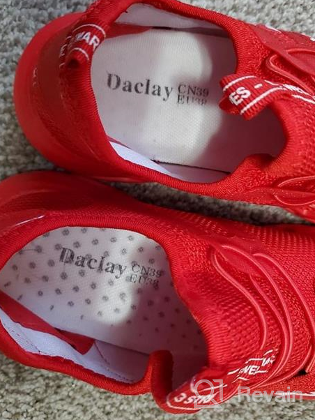 img 1 attached to Girls' Shoes for Primary School Students by Daclay Running review by Sheila King