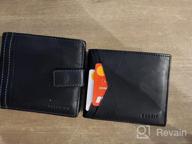 картинка 1 прикреплена к отзыву 👔 VULKIT Men's Bi-Fold Leather Minimalist Wallet with RFID Blocking Technology - Sleek & Functional Men's Accessories от Justin Ellingson