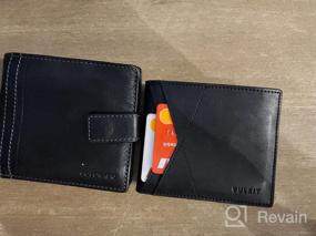 img 6 attached to 👔 VULKIT Men's Bi-Fold Leather Minimalist Wallet with RFID Blocking Technology - Sleek & Functional Men's Accessories