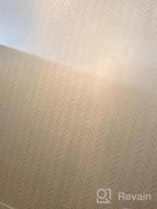 img 1 attached to STENCILIT® Herringbone Simple Wall Stencil For Painting XL 22X40 In Large Stencil For A Modern Wall Decor Herringbone Wall Stencil For Painting Large Pattern review by Eric Glup