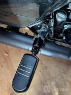 img 1 attached to Aluminum Foot Pegs Footrest Footboards Compatible With Harley Davidson Touring Electra Glide Softail & Dyna Yamaha Suzuki Kawasaki Honda review by Cory Whitney