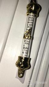 img 5 attached to 5" Gold-Plated BRTAGG Mezuzah Case With Metal Crown For Enhanced Visibility