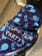 img 1 attached to Celebrate Your Pup'S Big Day With TCBOYING'S 11-Piece Dog Birthday Set – Blue Bandana, Hat, Scarf, Flags, Balloons & More! review by Michael Liguori