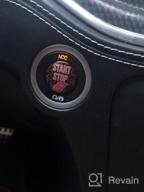 img 1 attached to 2015-2019 Dodge Charger/Challenger Starter Button Decal Overlay 3D Domed SRT Style Red Start Stop Sticker Emblem Push To Start By JDL Autoworks - Accessories review by Adan Hudson