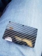 img 1 attached to Slim Organizer Wallet made with Carbon Fiber review by Anthony Cayton