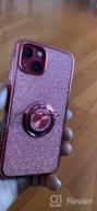 картинка 1 прикреплена к отзыву OCYCLONE iPhone 13 Case, Glitter Diamond Cover + Ring Stand - Cute Protective Phone Case for Women Girls (6.1 inch 2021) - Pine Green от Thomas Landis