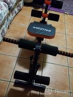 img 1 attached to Bigzzia Abdominal Trainer: Your Ultimate Fitness Crunch Machine With Core & Abs Rocket Exercise Chair, Level-Adjustable Bench, And Foam Roller Handles For Effective Workout Training review by Patrick Cooney