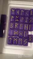 img 1 attached to Rune Stone Resin Mould, Gartful 54 Cavities Alphabet Symbol Word Moulds, Silicone Epoxy Casting Molds For Divination, Dominoes, Building Blocks, Stacking, Puzzle, DIY Craft Jewelry Pendant, 2PCS review by Amber Gonzales