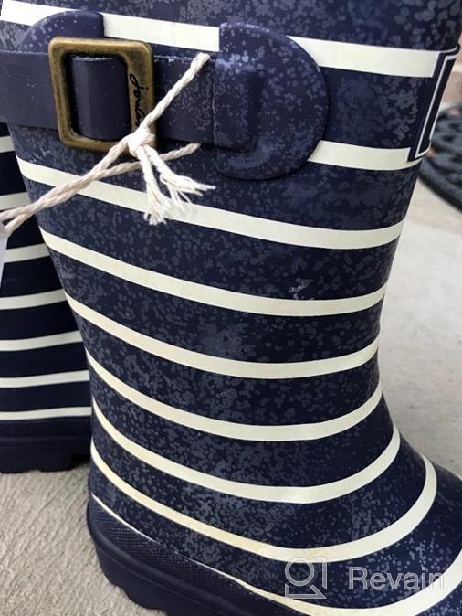 img 1 attached to Joules JNR Boys Welly Rain Boot: A Stylish 👧 and Durable Choice for Toddlers, Little Kids, and Big Kids review by Jordan Perez