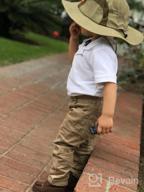 img 1 attached to 👒 Breathable Kids UPF50+ Safari Sun Hat for Summer Play - Home Prefer Bucket Hat review by Paul Ziegler