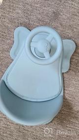 img 7 attached to Portable Baby Bath Seat With Non-Slip Mat - BLANDSTRS Toddler Chair For Babies 6 Months & Up (Green)”