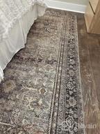 img 1 attached to Loloi II Layla Collection Spice/Marine Traditional 7'6"X9'6" Area Rug - LAY-02 review by Debbie Bradshaw