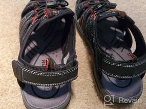 img 6 attached to Grition мужские сандали: универсальная обувь для походов и активных видов спорта, размер 40