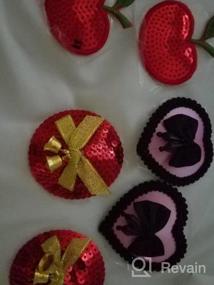 img 5 attached to Sweet Bowknot Nipple Covers For Girls - Adhesive Pasties Set Of 2 By Ayliss