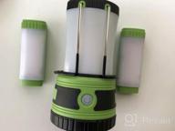 img 1 attached to Rechargeable/Battery-Powered 1000Lm LED Camping Lantern W/ Detachable Flashlight & 4 Modes - Perfect For Hiking, Emergency Preparedness & Fishing! review by Tyson Mosucka