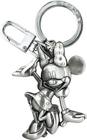 img 1 attached to 🔑 Magical Disney Waving Minnie Pewter Keyring - Unlock Enchanting Style!