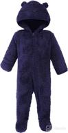 👶 hudson baby unisex fleece sleep and play: cozy and comfortable baby essential logo