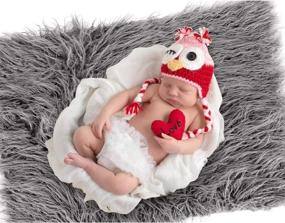 img 2 attached to 2шт реквизит для фотосъемки новорожденных: самодельные обертывания, матовое одеяло для мальчиков и девочек