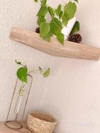 img 1 attached to AHDECOR White Corner Wall Shelf, Wall Mounted Wood Corner Shelves, Set Of 2 review by David Pack