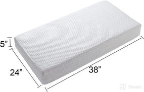 img 2 attached to Glacier Gray Blackleaf Baby Minky Playard Sheet - Soft and Portable Mini Crib Sheets with Minky Dots Plush Playard Mattress Cover