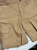 img 1 attached to 🩳 Functional and Stylish Levis Westwood Cargo Shorts for Boys - Steel Shorts Collection review by Kobby Cagle