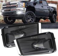 🔦 z-offroad led fog lights 5202 bulbs for silverado, suburban, tahoe, avalanche & gmc yukon - black логотип