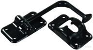 jr products 10625 plastic 90° t-style door holder - black, 6 inch (pack of 5) logo