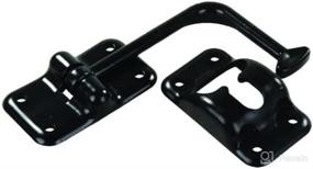 img 1 attached to JR Products 10625 Plastic 90° T-Style Door Holder - Black, 6 Inch (Pack of 5)