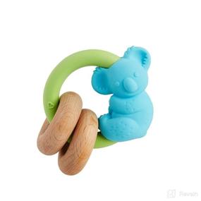 img 4 attached to 🐨 Munchkin Wildlove Koala: Naturally Soothing Wooden Teether Toy"