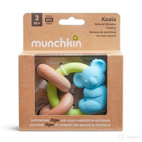 img 2 attached to 🐨 Munchkin Wildlove Koala: Naturally Soothing Wooden Teether Toy"