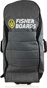 img 4 attached to Fisher Boards Rolling Duffle Travel Bag 39"X15"X10" (Not For Bodyboards)