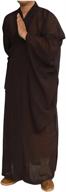 костюм монаха шаолиня унисекс для кунг-фу и медитации - zooboo long gown suit логотип