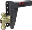 toptow adjustable trailer hitch with dual ball for easy towing - 22,000lbs capacity logo