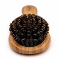 щетка для волос из кабаньей щетины и расческа для распутывания волос для детей, женщин и мужчин - натуральная щетина придает здоровый блеск, улучшает текстуру, уменьшает пушистость логотип