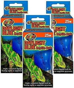 img 4 attached to Zoo Med Daylight Blue Reptile Bulbs - 3 Pack, 25 Watts - Effective Lighting Solution for Vivariums