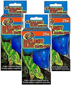 img 1 attached to Zoo Med Daylight Blue Reptile Bulbs - 3 Pack, 25 Watts - Effective Lighting Solution for Vivariums