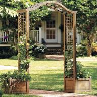 создайте потрясающий садовый оазис с помощью brylanehome's bronze resin garden arch trellis логотип
