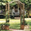 create a stunning garden oasis with brylanehome's bronze resin garden arch trellis logo