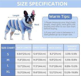 img 1 attached to 🐶 SAWMONG Dog Surgery Recovery Suit for Small to Medium Dogs - Snug Fit Bodysuit, Prevent Licking, and Replace E-Collar/Cone - Post-Operative Pet Surgical Recovery Suit