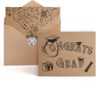 36 pack graduation greeting cards and envelopes with 40 writable stickers by kuuqa - ideal for celebrating graduation with foldable design logo