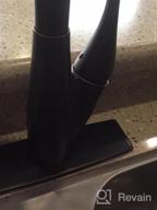 картинка 1 прикреплена к отзыву LORDEAR SLC16088 Смеситель для кухни с выдвижным распылителем из матового никеля - форма вазы для цветов с одной ручкой для монтажа на палубе от Mack Douglas
