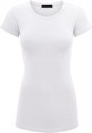 made by johnny womens basic fitted short sleeve round neck t shirt logo