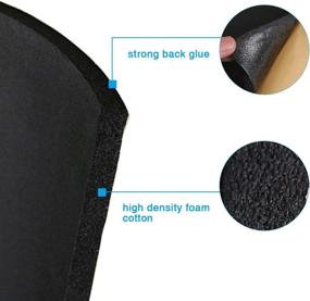 img 2 attached to uxcell Car Cell Foam Sound Proofing Insulation Mat - 315mil, 6.46sqft, 8mm Thickness, 40x24 Inch