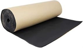 img 4 attached to uxcell Car Cell Foam Sound Proofing Insulation Mat - 315mil, 6.46sqft, 8mm Thickness, 40x24 Inch