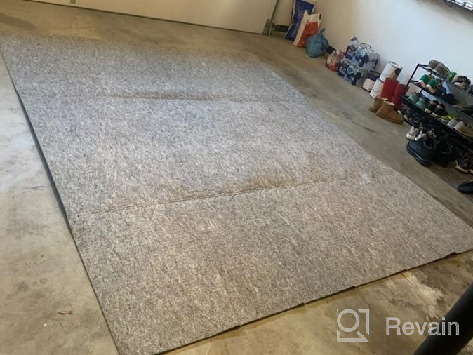 img 1 attached to RUGPADUSA - Dual Surface - 7'X10' - 3/8" Thick - Felt + Rubber - Enhanced Non-Slip Rug Pad - Adds Comfort And Protection - For Hard Surface Floors review by Cameron Kennedy